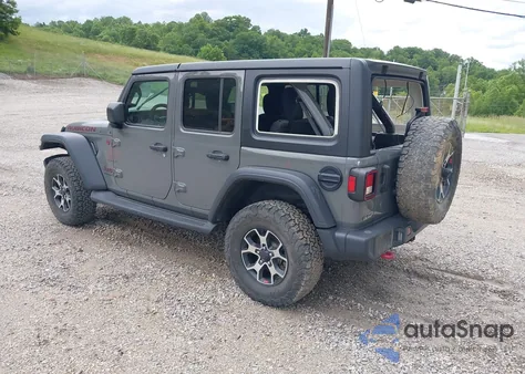 2020 Jeep Wrangler Unlimited Rubicon 4X4 z USA, uszkodzony, nr VIN 1C4HJXFG5LW190151
